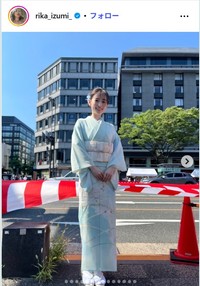 泉里香のインスタグラム@rika_izumi_より