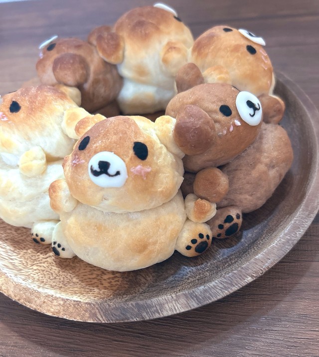 なんて美味しそうな３Dくまさんパン！