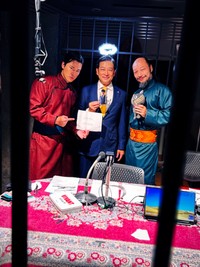 「VIVANT悪役会議室」に出演中の俳優馬場徹さん、迫田孝也さん、河内大和さん（同番組公式Xから）