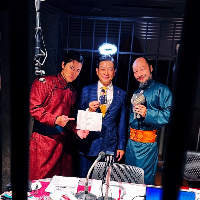 「VIVANT悪役会議室」に出演中の俳優馬場徹さん、迫田孝也さん、河内大和さん（同番組公式Xから）