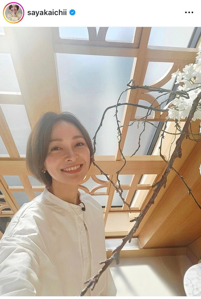 市井紗耶香インスタグラム＠sayakaichiiより
