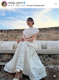 中条あやみインスタグラム（＠nakajo_ayami）より