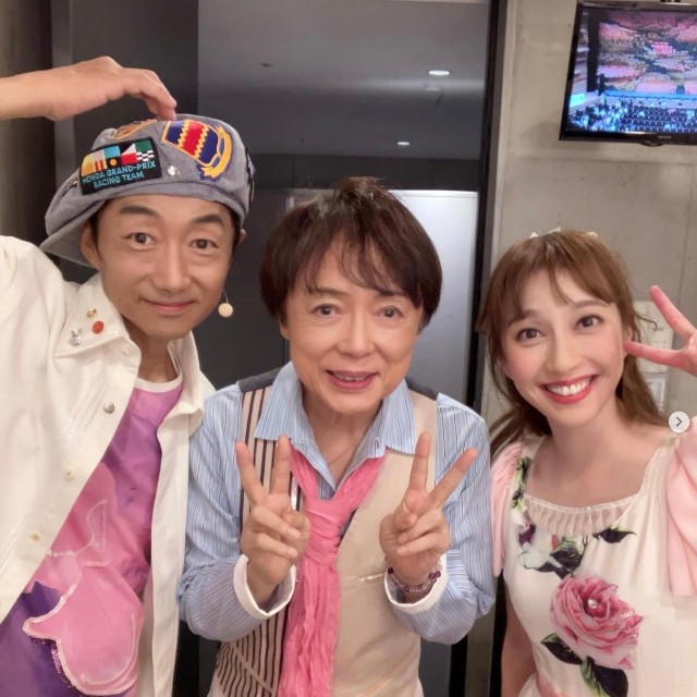 「おかあさんといっしょ」関連イベントでも人気だった関沢圭司さん（左）（本人のインスタグラムから）