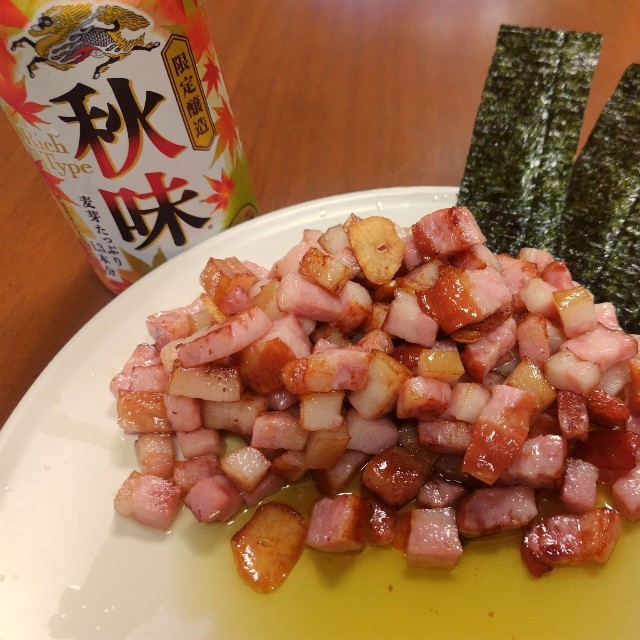 こちらが夢に見たおつまみ（バケツヘッドさん提供）