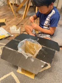 手作りの非常用トイレ／iwata-styleさん（@iwata-style）提供