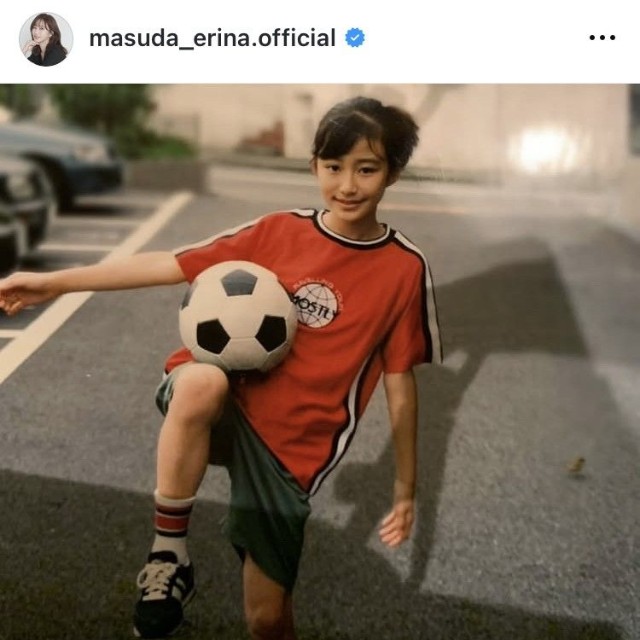 枡田絵理奈アナのインスタグラム＠masuda_erina.officialより