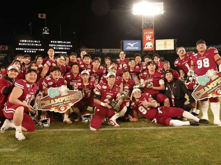 アメフト - 立命館大主務・三嶋大翔 甲子園ボウルを連覇し見上げた