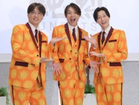 純烈の（左から）酒井一圭、白川裕二郎、後上翔太＝2026年