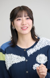 田中友梨奈アナウンサー（撮影・坂部 計介）