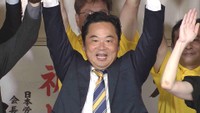 参院選香川選挙区で初当選／原田秀一さん［国民・新］　高松市　20日夜