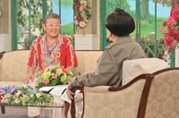 8日放送の「徹子の部屋」に出演する布川敏和（左）と司会の黒柳徹子＝テレビ朝日提供