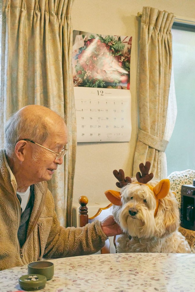 クリスマスも仲良く楽しむふたり（提供：かまぼこさん）