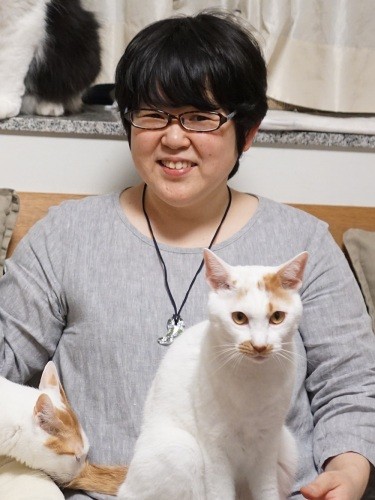 幼少時と変わらぬ笑顔の猫ハッピーさん