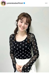 高田由香インスタグラム＠yukatakadaofficialより