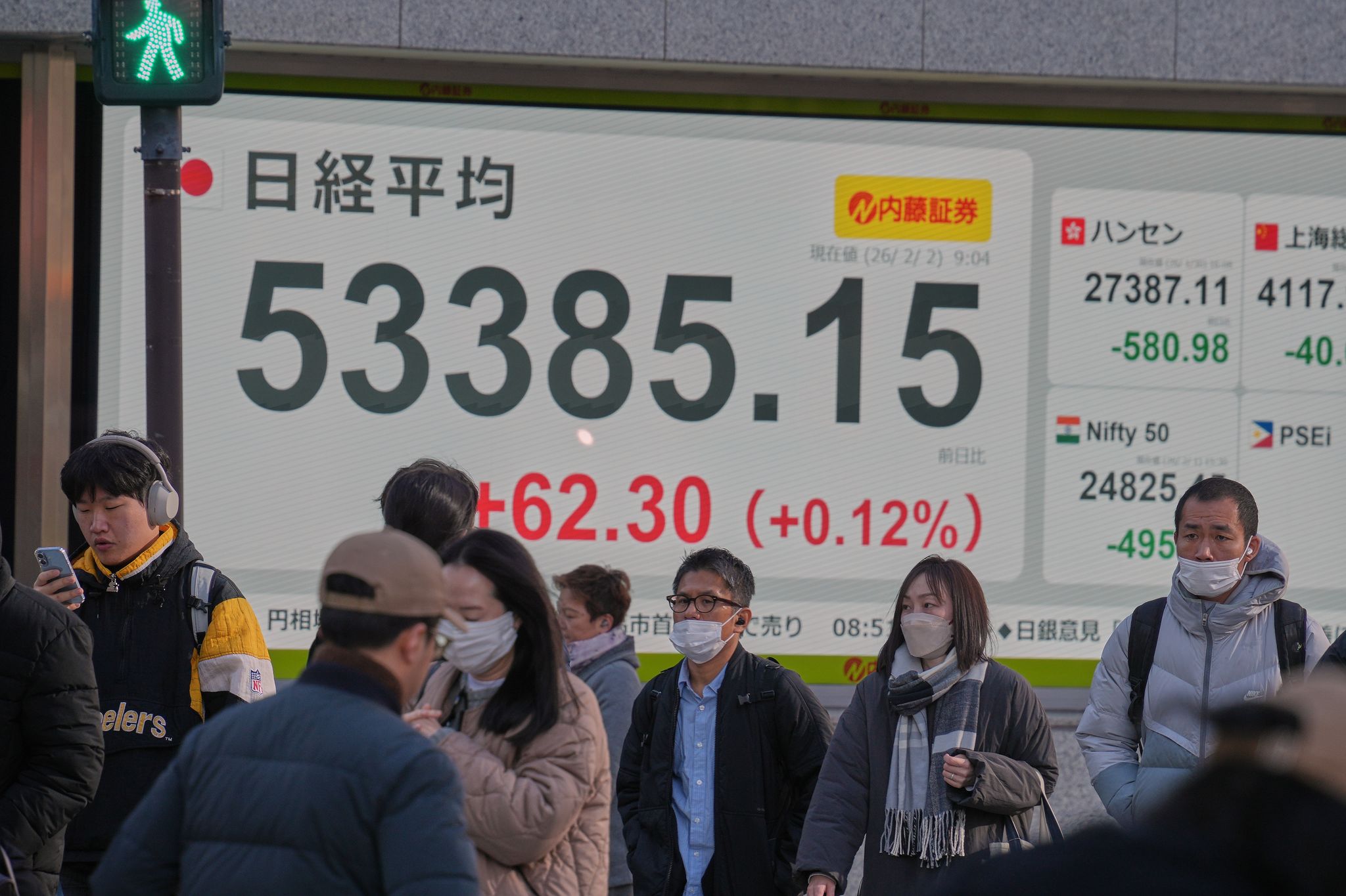 U.S. futures and Asian shares slip as worries over Trump’s Fed chief pick and AI weigh on markets