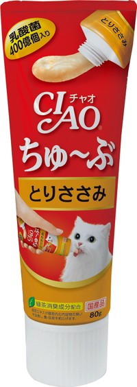 CIAOちゅ～ぶ　とりささみ（いなば食品提供）