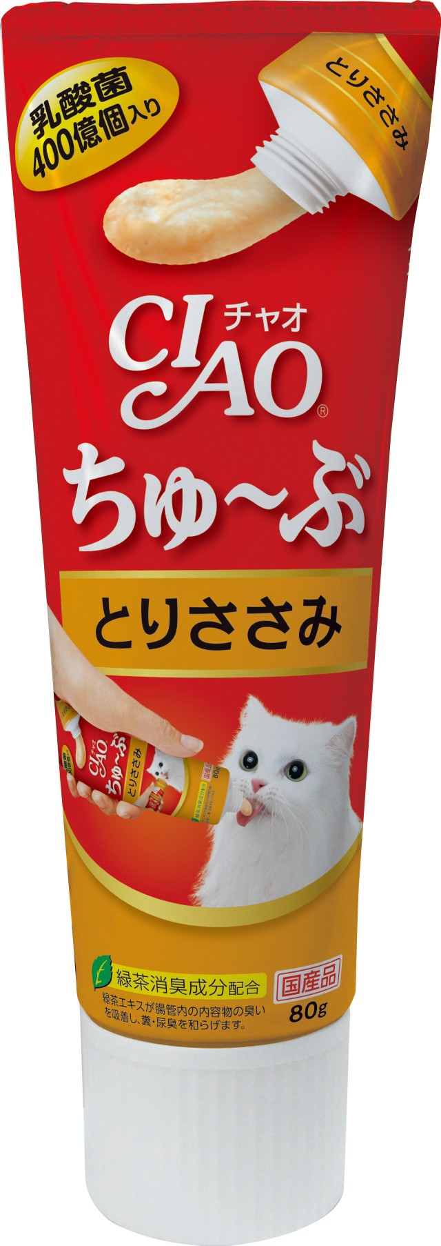 CIAOちゅ～ぶ　とりささみ（いなば食品提供）