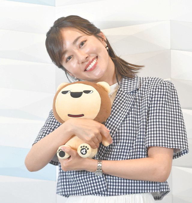 前田春香アナウンサー（撮影・出月俊成）