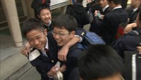 岡山県で6933人に 喜びの春 公立高校で一般入試の合格発表 今年は掲示とhpで Ksbニュース Ksb瀬戸内海放送