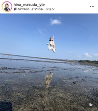 増田陽名アナ インスタグラム(@hina_masuda_ytv)より