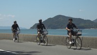 シェアサイクルで島巡り(香川･土庄町)19日