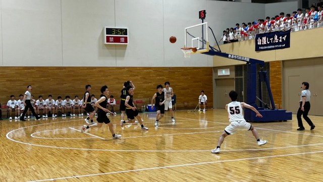 【香川県高校総体】バスケットボール男子準決勝  高松商業対高松工芸　激戦を制した高松商業が決勝へ　8日の結果