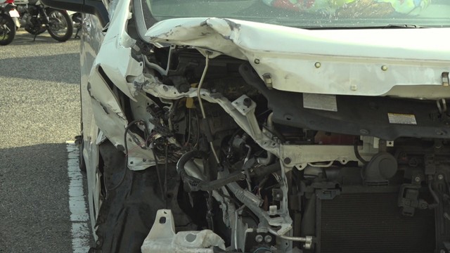 事故車両　岡山南警察署