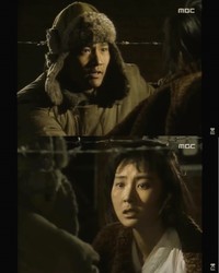 韓国ドラマ「黎明の瞳」名場面と言われている別れのシーン（出典：MBCdrama_classic動画キャプチャー）