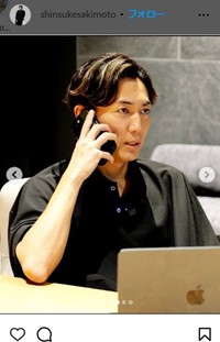 嵜本晋輔氏のインスタグラム＠shinsukesakimotoより