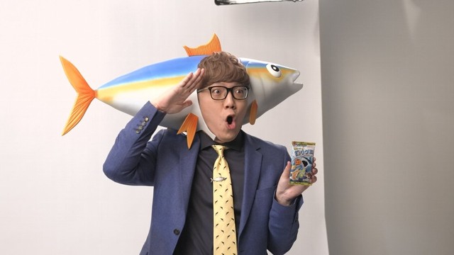 HIKAKINが出演する「魚ギョッと釣りグミ」新TVCM・メイキングより