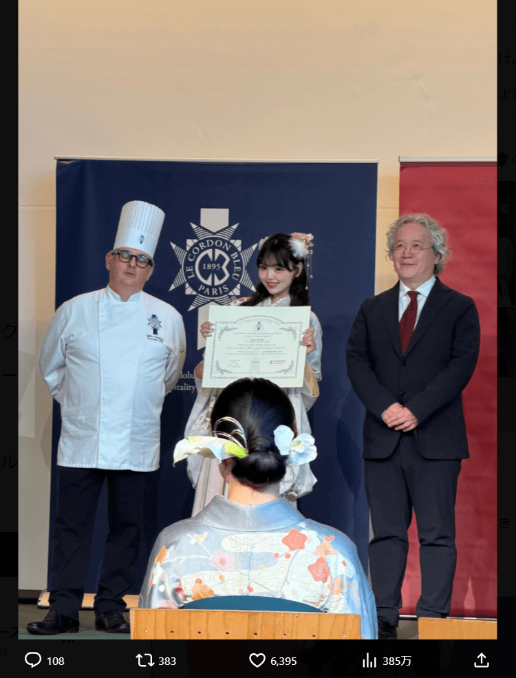 石田萌依のX（@moe_Ux_xU_）より