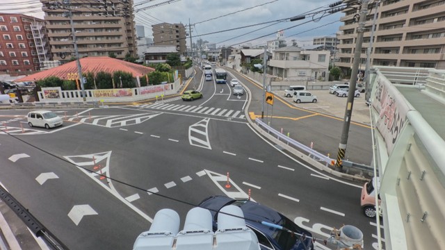 市道錦町古京町線　岡山・中区古京町