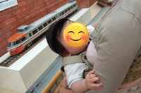 育児期は電車移動に気をつかっていたというさむさん（さむさん提供）