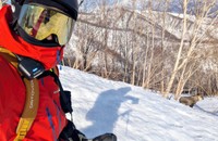 よく遭遇するカモシカ。この日も出会った投稿主さん（画像提供：少年さん）