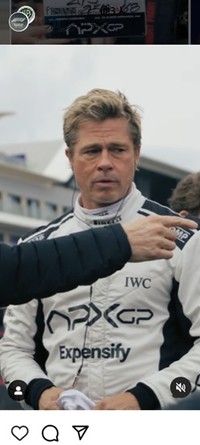 「F1/エフワン」のインスタグラム＠f1movieより