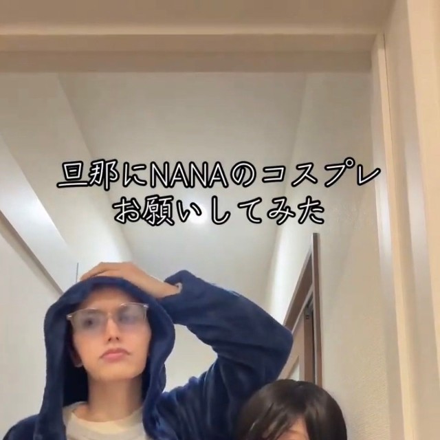 『NANA』の世界観を表現したタクミとハチのコスプレ／みかんぱっくさん（@mikan_pack）提供
