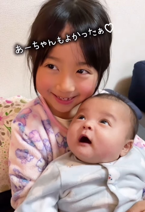 ゆう君があすなちゃんに心を許したとき…！（提供：＠ennmoo1208さん）
