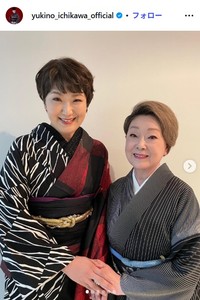 市川由紀乃のインスタグラム@yukino_ichikawa_officialより