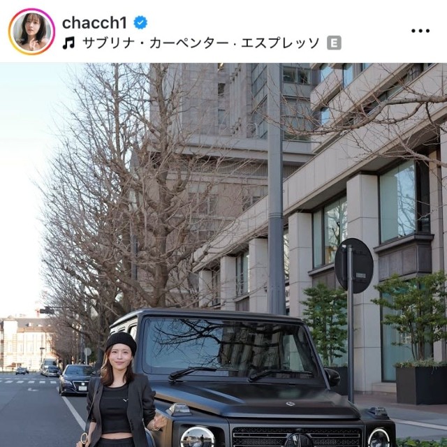 新田さちかインスタグラム(@chacch1)より