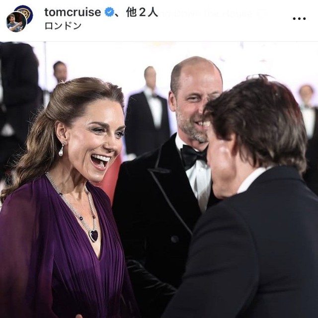 トム・クルーズのインスタグラム＠tomcruiseより