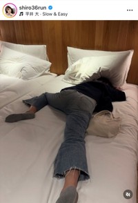 白間美瑠インスタグラム(@shiro36run)より