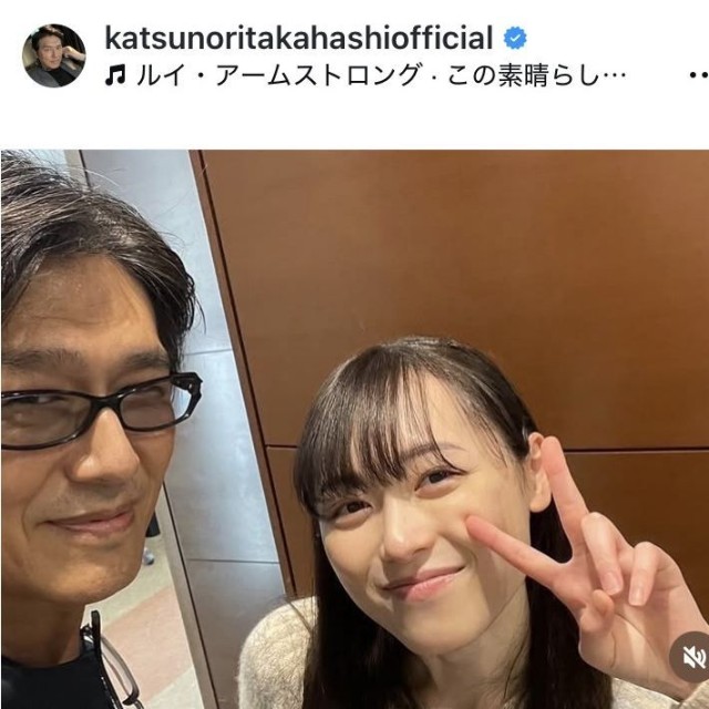 高橋克典のインスタグラム＠katsunoritakahashiofficialより