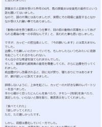 「カッピーと歩んだ９年間」をつづった公式ブログから