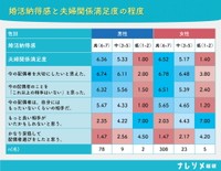 婚活納得感と夫婦関係満足度の程度（出典：ナレソメ総研／https://naresome.co.jp/note/relationship-satisfaction-3-elements/）