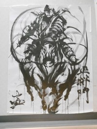 こうじょう雅之によるライブアート作品