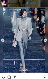 冨永愛のインスタグラム＠ai_tominaga_officialより