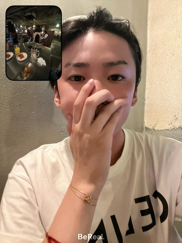 SNSで公開しているすっぴん姿／スカイピョンさん（@sky_pyon）提供