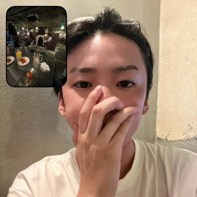 SNSで公開しているすっぴん姿／スカイピョンさん（@sky_pyon）提供