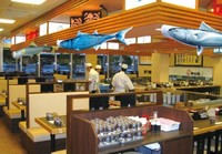 広告商材としてすし店に掲げた商品イメージ