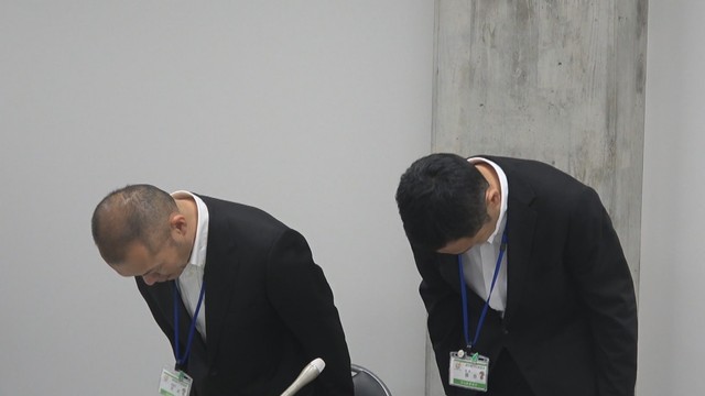 岡山県教育委員会の会見　岡山県庁